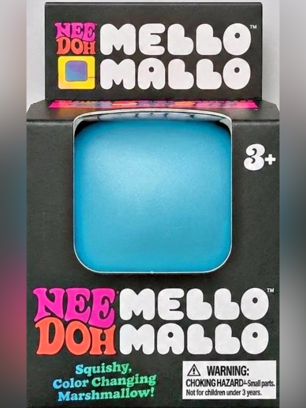 NeeDoh Mello-Mallo Blue Color-Changing Squishy NWT